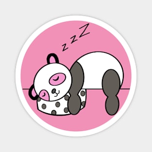 Tired panda Magnet